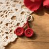 Drop Oil Craft Finish Enamel Mini Pendants 3D Vegetable Drop Oil Beads  Keychain Ornament Decor