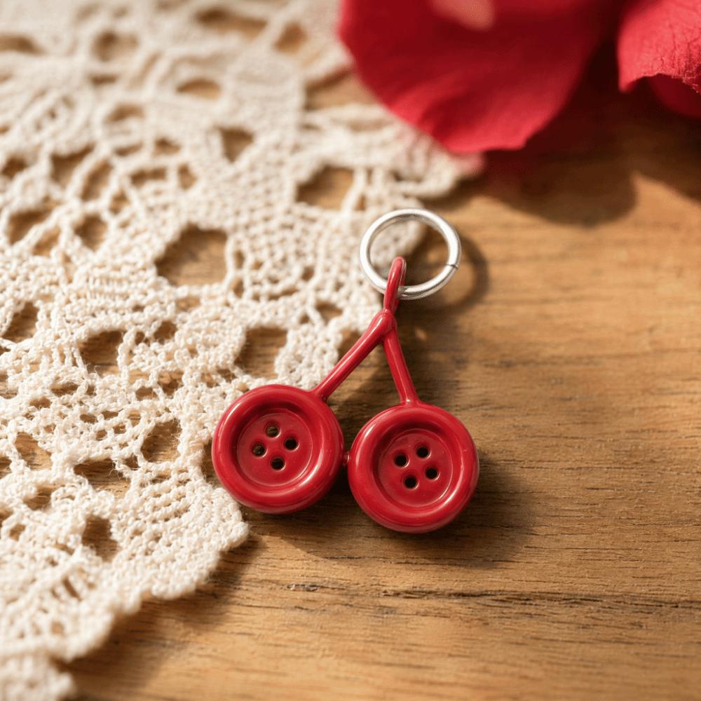 Drop Oil Craft Finish Enamel Mini Pendants 3D Vegetable Drop Oil Beads Keychain Ornament Decor