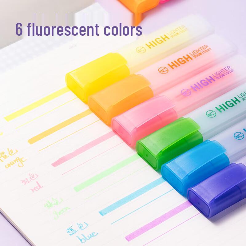 Deli 6-Color Highlighter Set