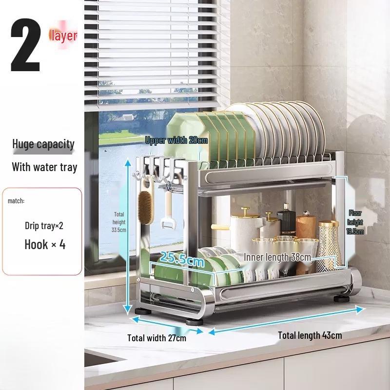 

YouShu Kitchen Countertop Dish Drying Rack