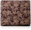 Billfold Purple Deerskin with White Grape [Indenya] Bi-fold Wallet, H, Lacquer, Pattern, 2204-16-120