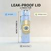 1PC Evil Eye Hand Amulet Art Print 750ml Color Plastic Sports Water Bottle Leakproof Flip Straw Lid Suitable for Sports Office Home Use