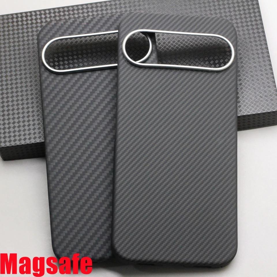 Originální ochranný kryt z Kevlaru a uhlíkových vláken Pro Google Pixel 10/9 10/9Pro Pro XL Ultratenký kryt z aramidových vláken s magnetickým nabíjením