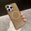 For IPhone 17 Promax Phone Case 16pro Luxury Rhinestone Magnetic Suction for Apple 14 Thousand Diamond Glitter Fans 15 New