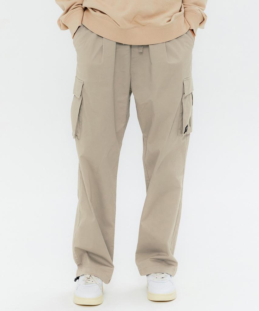 KULTE Wide Cargo Pants Light Beige
