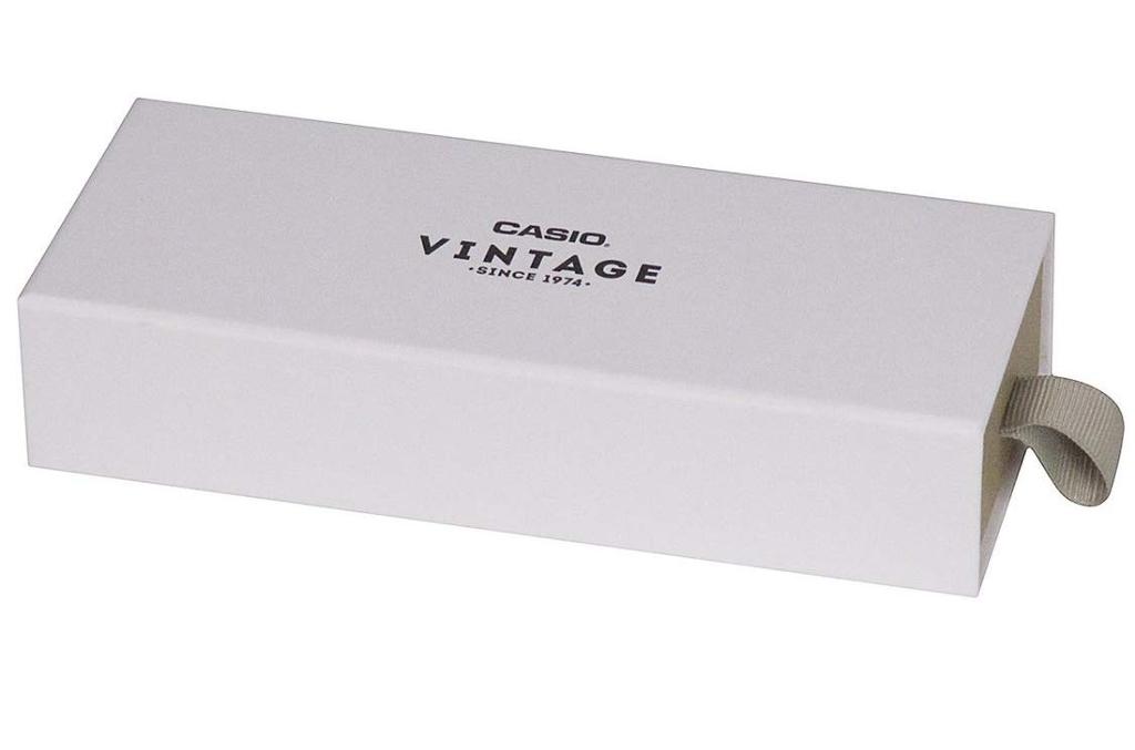Casio Collection Premium vintage kvarts herreklokke, sølv, vintage.