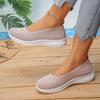 Women'S Slip-On Sneakers: Soft, Breathable Fabric + Flat Anti-Slip Sole Ideal for Daily Wear, City Walks, Light Activity. Stylish, Practical,
