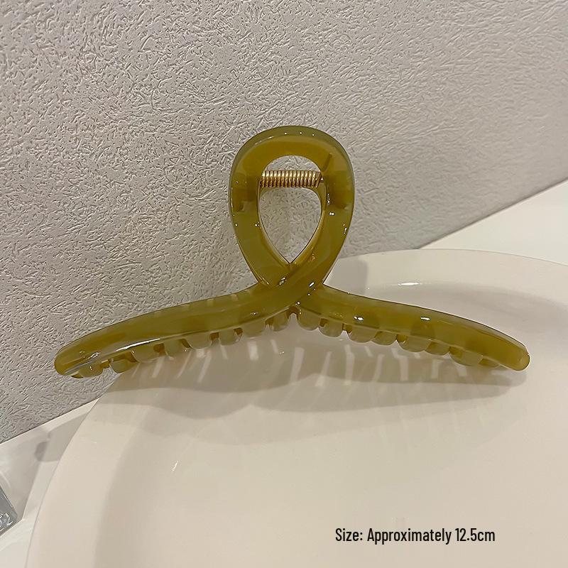 Großer französischer Retro-Klammer-Haarclip für elegante Damenfrisuren.