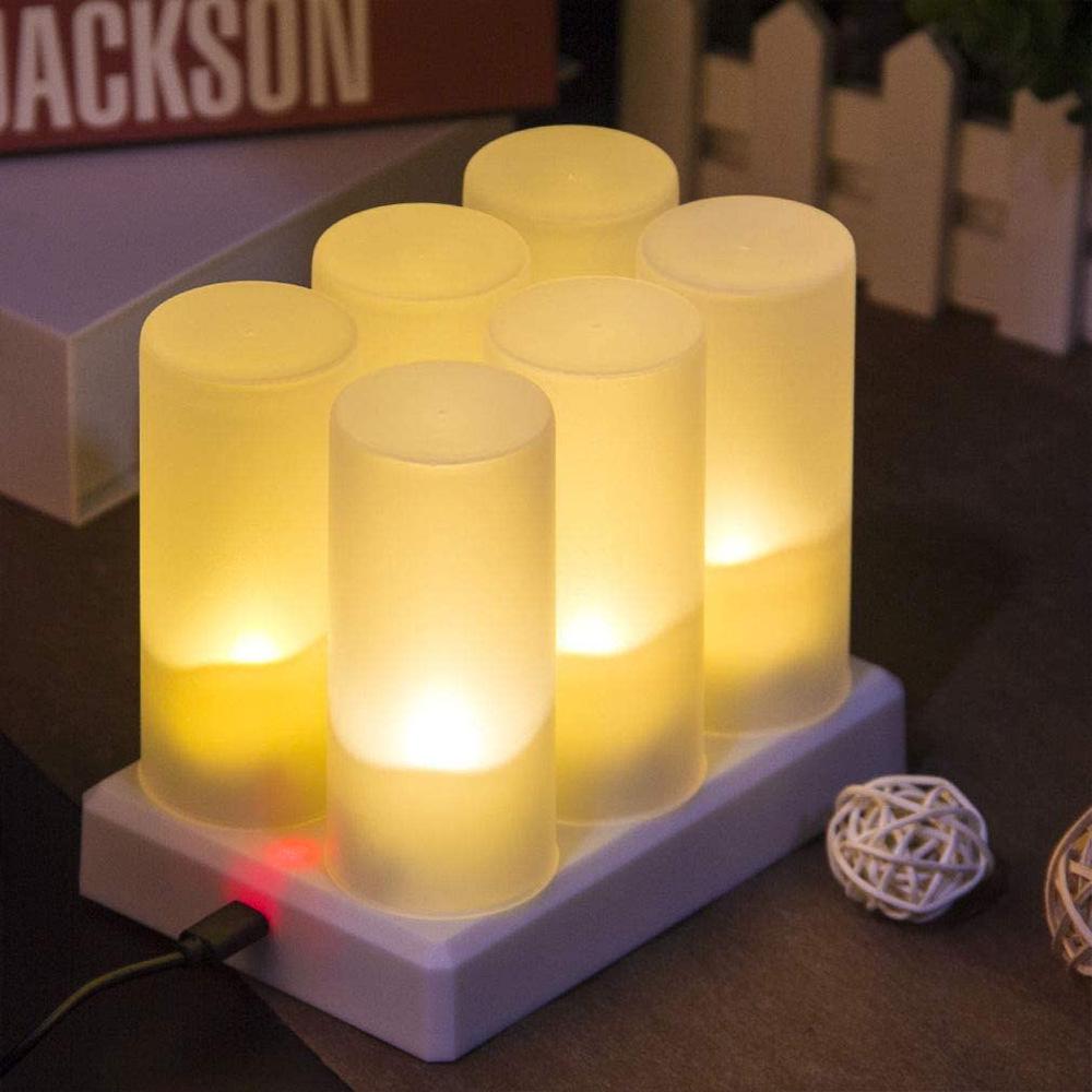 Remote-Control USB Candle Lamp with Timer – Ideal for Birthdays, Weddings, and Festive Decor