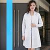Jaleco Branco Manga Longa Curta Uniforme de Doutor Enfermeiro Jaleco de Isolamento de Laboratório Para Estudante Trabalho em Hospital Clínica