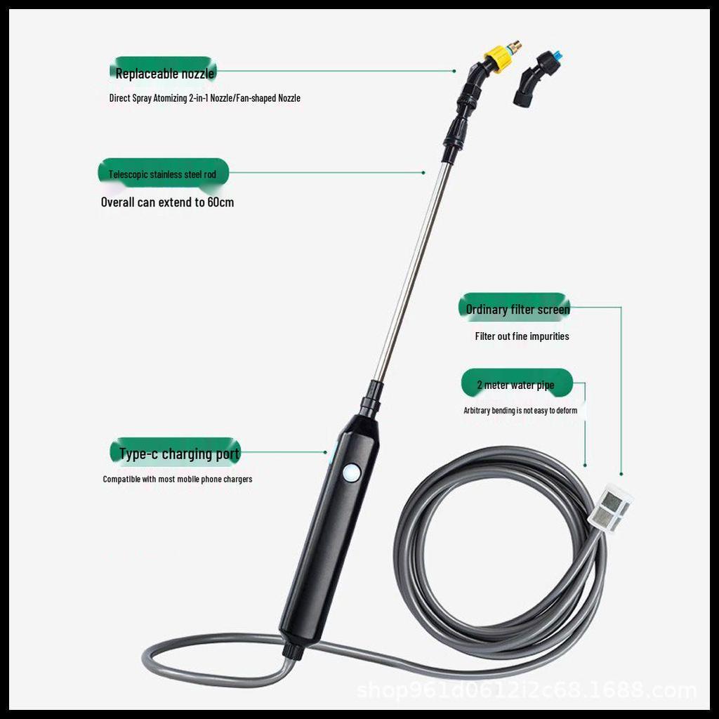 Multifunktionale elektrische Spritzpistole zum Bewässern und Sprühen