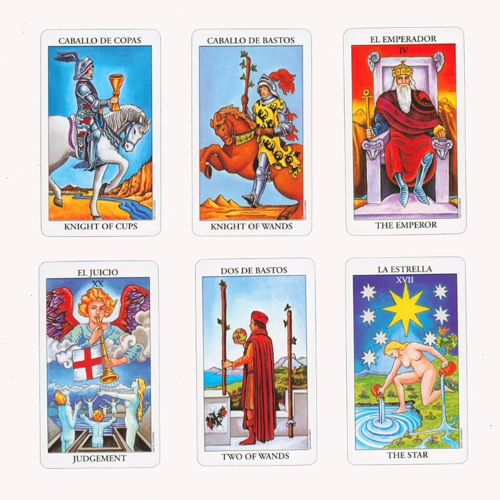 Spain Riders Tarot Cards For Beginners For And Includes Spanish-English Guide Books