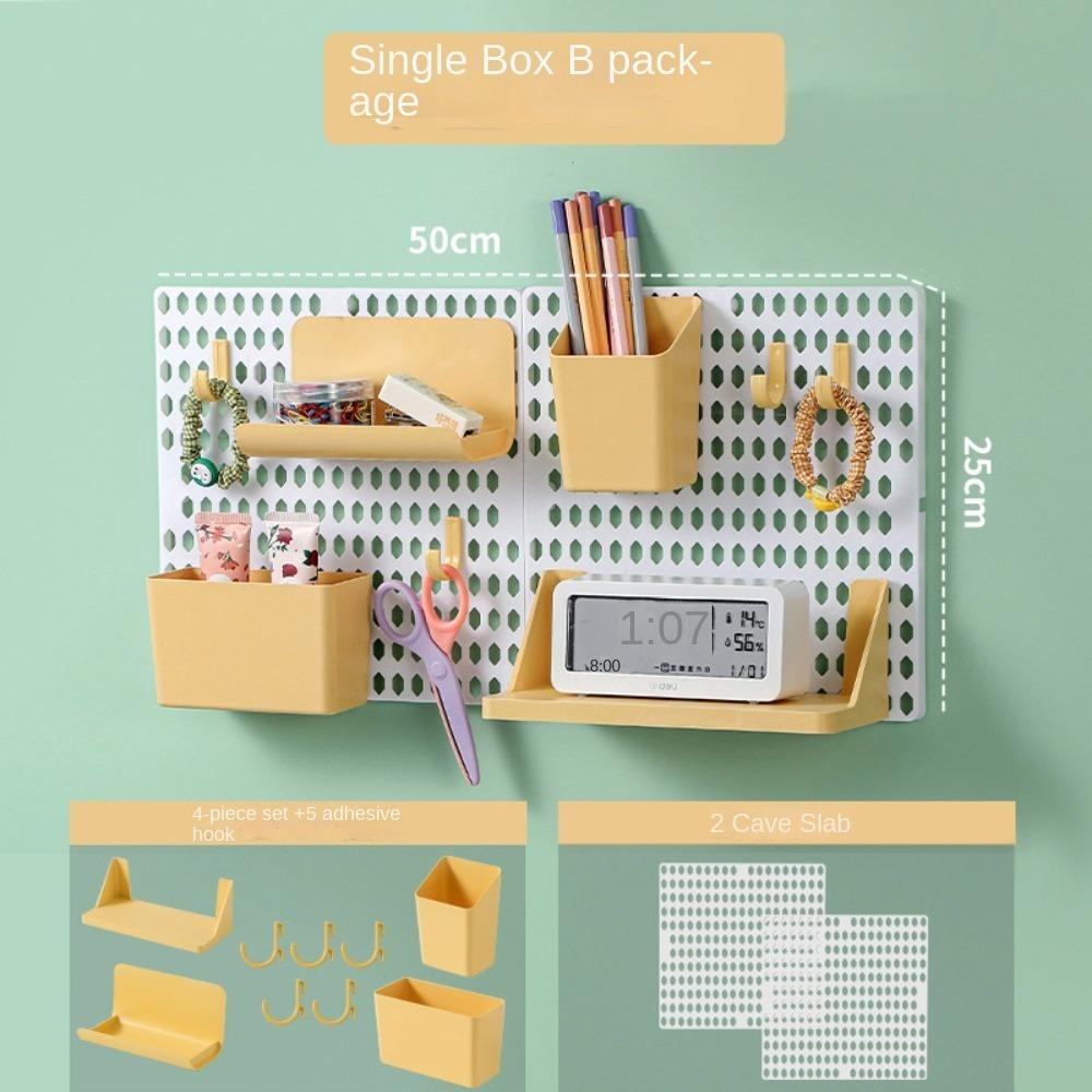 Wall-mounted Storage Holder Strong Bearing Capacity Pegboard Hot Sale Storage Rack Home Supplies