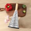 4-Sided Box Cheese Grater Stainless Steel Potato Carrot Shredder Multi-Function Kitchen Tool for Julienne Slicing Zesting