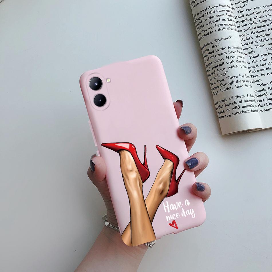 For Realme C33 4G Case Super Mom Baby Fashion Girls Soft Silicone Phone Case For Realme C33 2022 RMX3624 Back Cover Bumper Etui