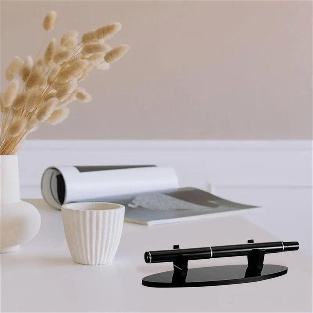 Desk Pencil Holder Acrylic Pen Holder Transparent Fountain Pen Rack School Office Supply