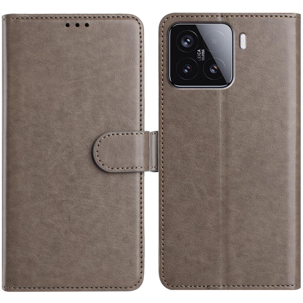 For Xiaomi 15T Pro Wallet Phone Case Stand PU Leather Folio Flip Cover with 8 Card Slot