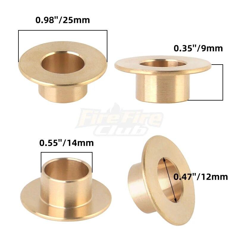 Motorcycle Lever Bushings Bronze Pedal Sleeve 4Pcs Shift Brake For Victory Cross Country Cross Roads Vision Magnum models