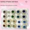 1pair with 3 Dimensional Fitting Eye Silicone Doll Simulation Eyeballs  For BJD Doll