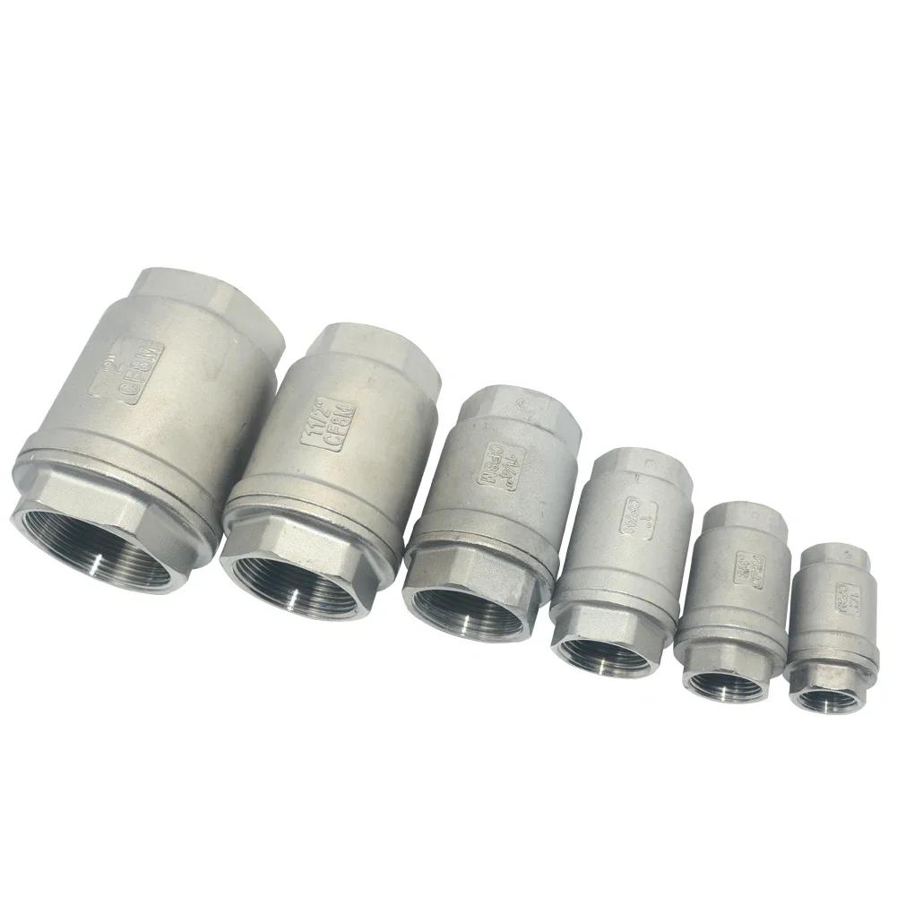 OEM 304 SS Vertical Check Valve 1/2"-1-1/2" DN15-DN50 for Potable Water Systems – Industrial Grade