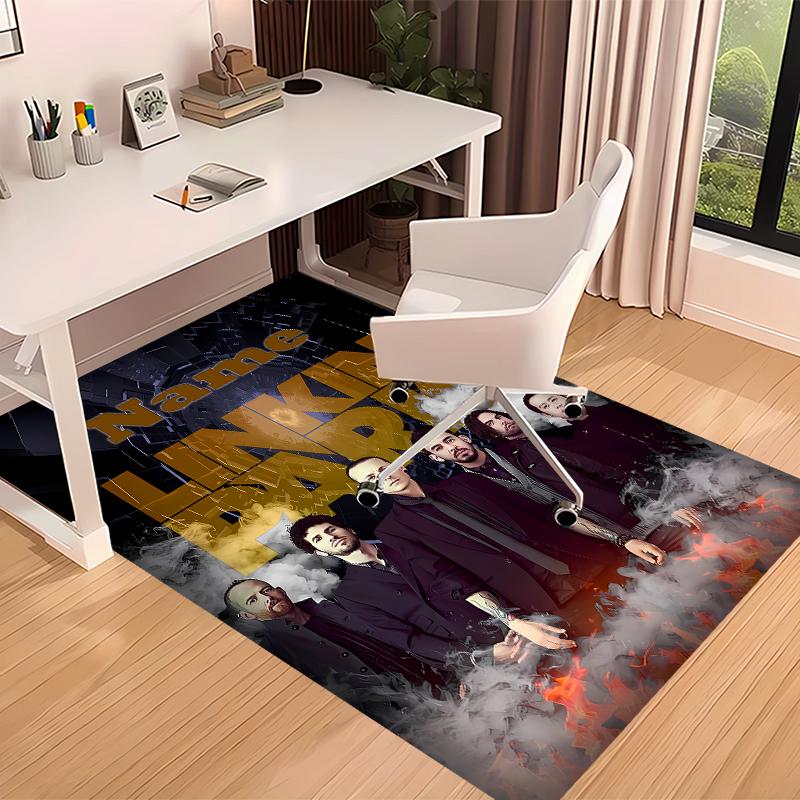 Custom personalization Linkin Park Print Area Rug - Soft, Washable Non-Slip Indoor Mat,Living Room,Home&Office Decorative Rug