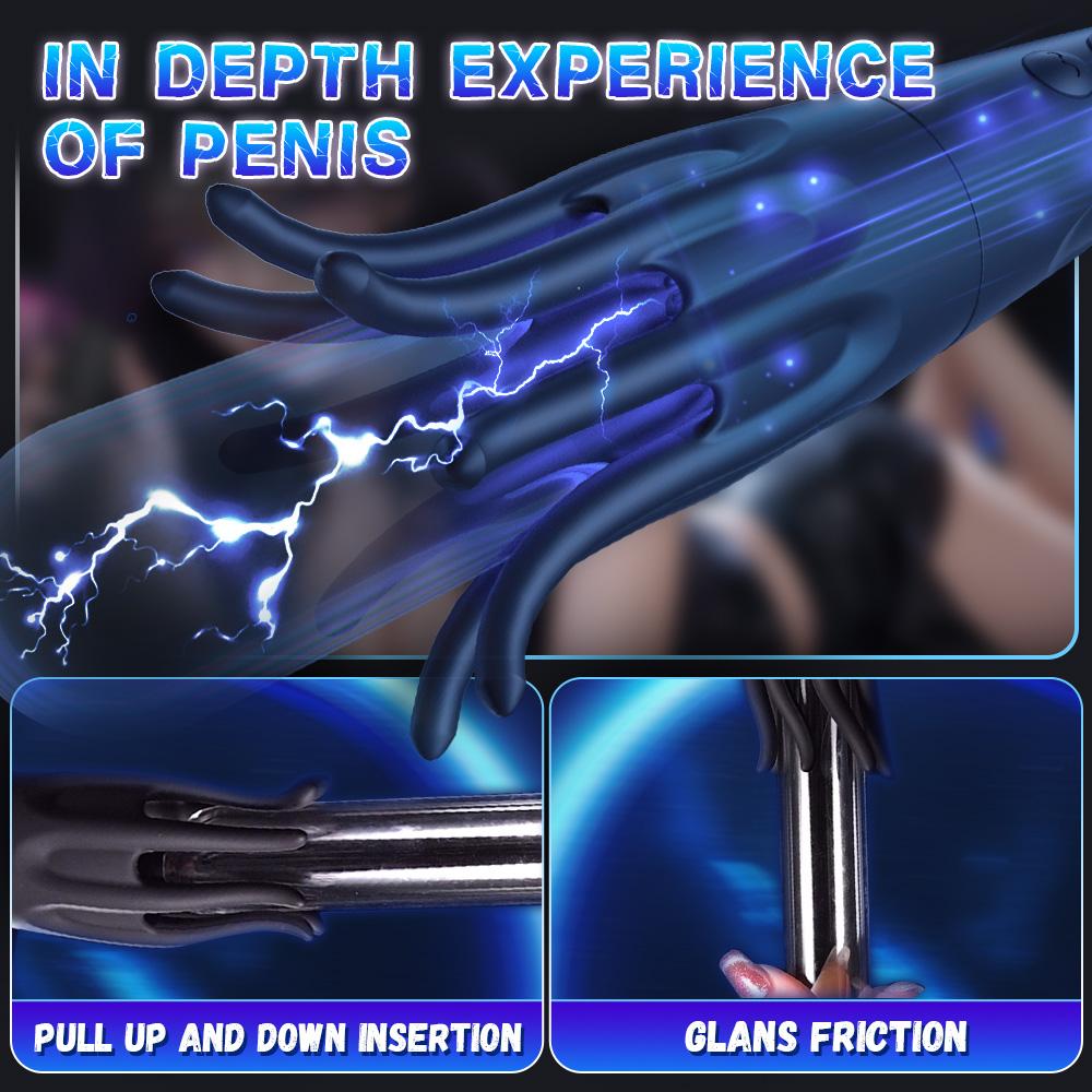 Adult Sex Toys Male Masturbator Cup Pocket Vagina Pussy Powerful Vibrating Penis Trainer Masturbation Toys for Men