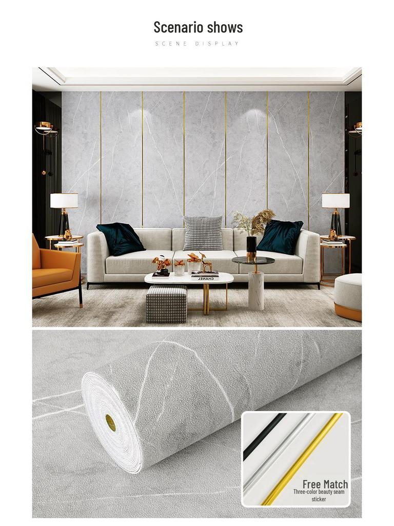 Self-Adhesive Waterproof Wallpaper Stickers for Bedroom & Living Room Walls
