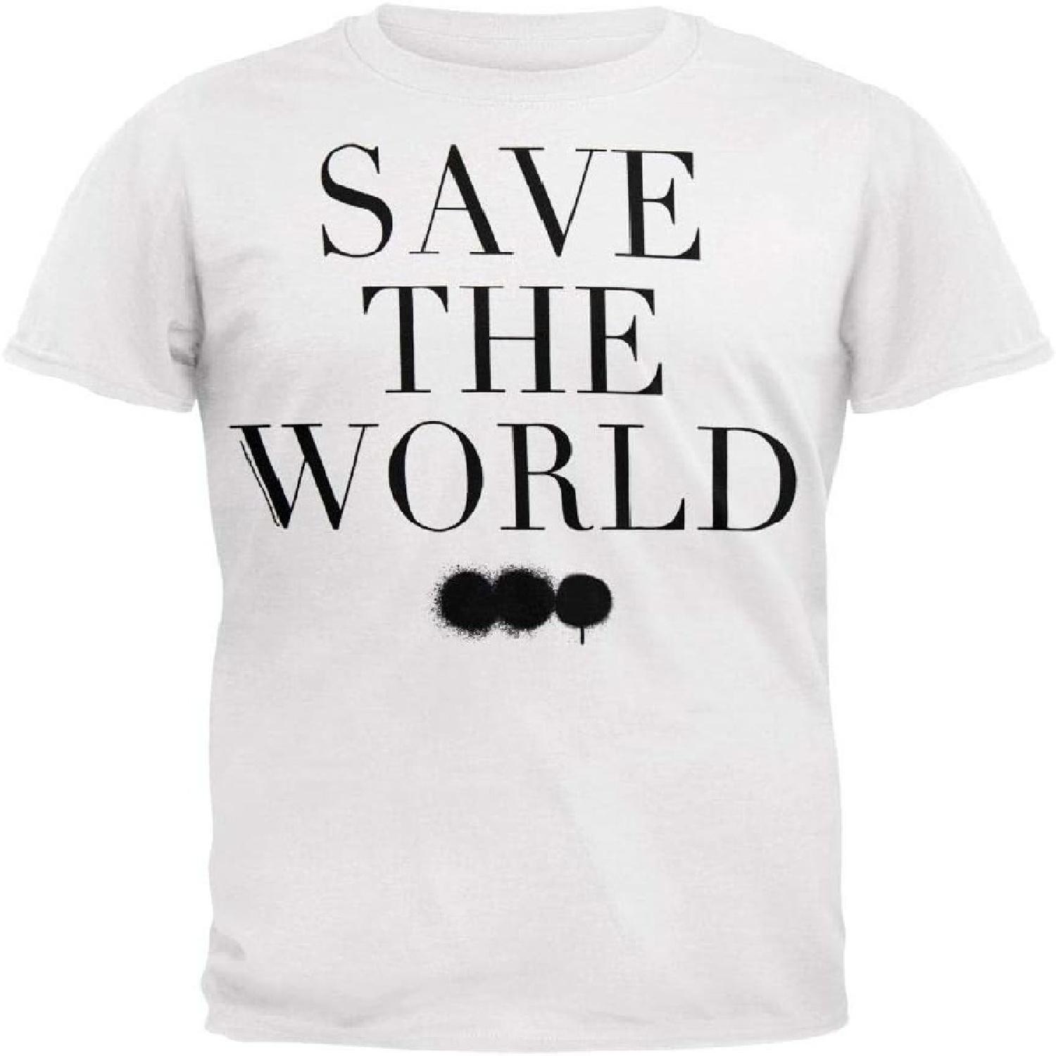 Swedish House Mafia - Save The World Мягкая футболка S белый