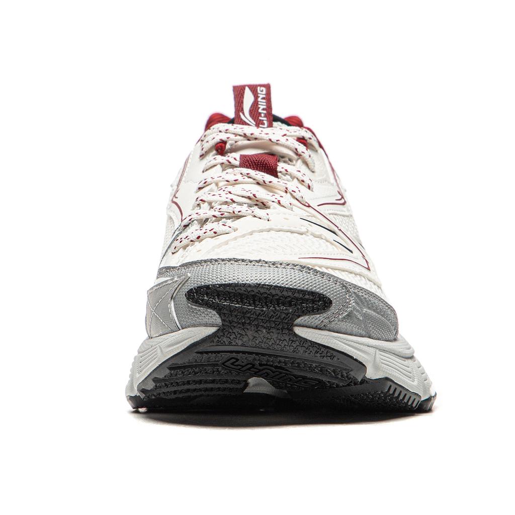 Li Ning Xingji Cushioning Abrasion Resistant Breathable Low top Chunky Sneakers Women's White Gray AGCW088-5