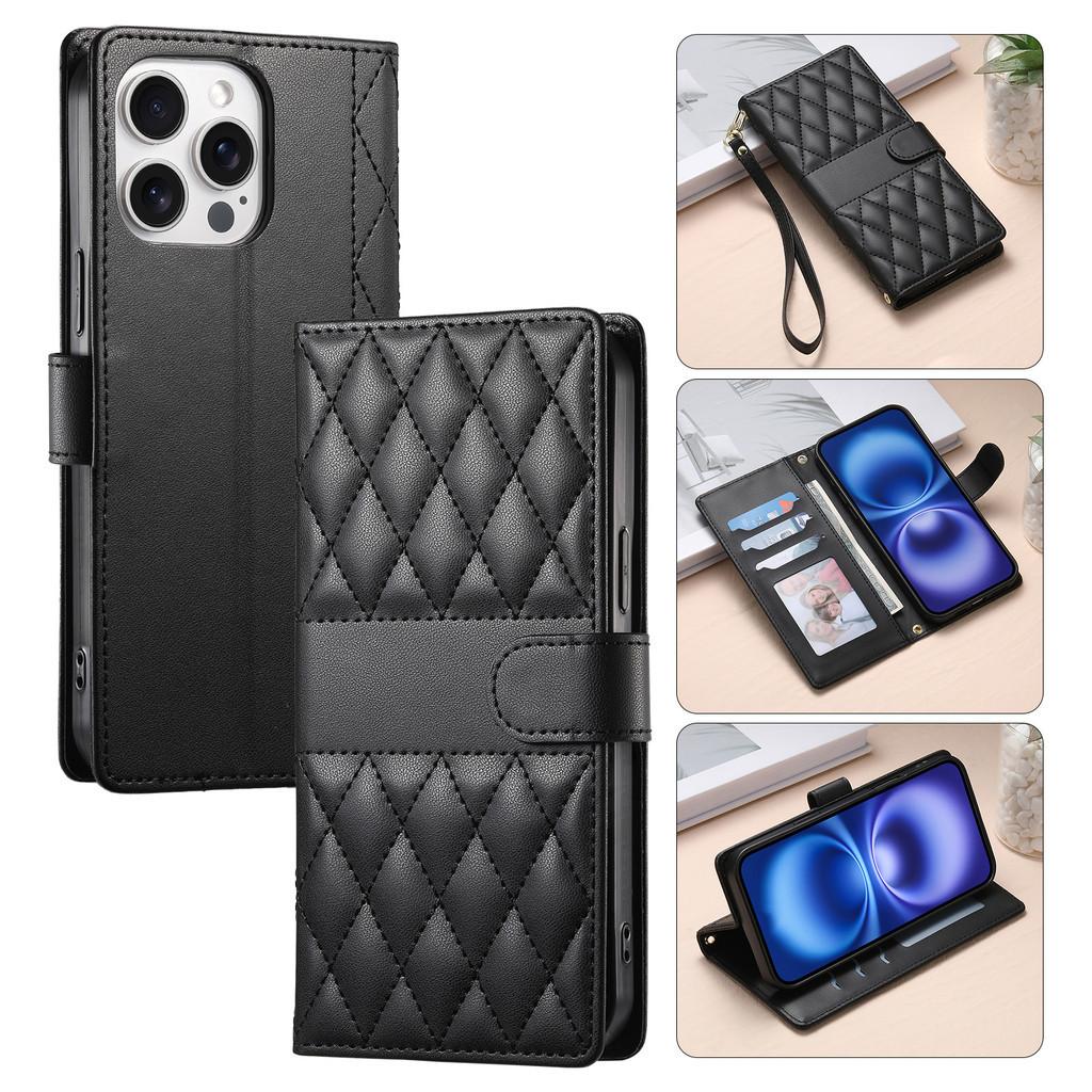 For Samsung Galaxy S24 Ultra S23 FE S22 Plus S22+ S23+ S24+ S25+ A15 A55 5G PU Leather Flip Case Cover Magnetic Wallet With Card Slots Soft TPU Shell