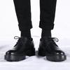 Men's Shoes Lace Up Black Leather Formal Shoes Men Outdoor Oxfords Male Wedding Party Office Business Shoe Man Footwear