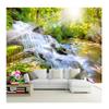 3D Wall Mural Waterfall Mountain Forest Scenery Wallpaper Living Room TV Sofa Study Home Decor Mural