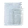 Pastas com Bolsos PVC A4 A5 A6 A7 Pastas com Fecho de Zíper Pastas Transparentes Pasta para Caderno Bolsa Impermeável Sacos para Documentos Bolsa para Documentos