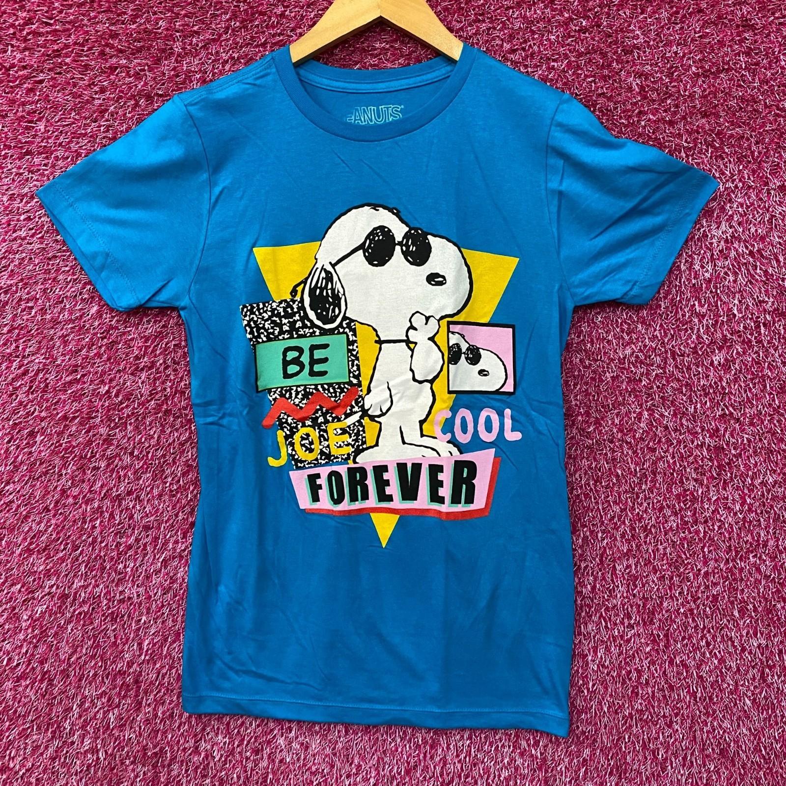 Peanuts Snoopy Be Joe Cool Forever Graphic Design T-Shirt XL