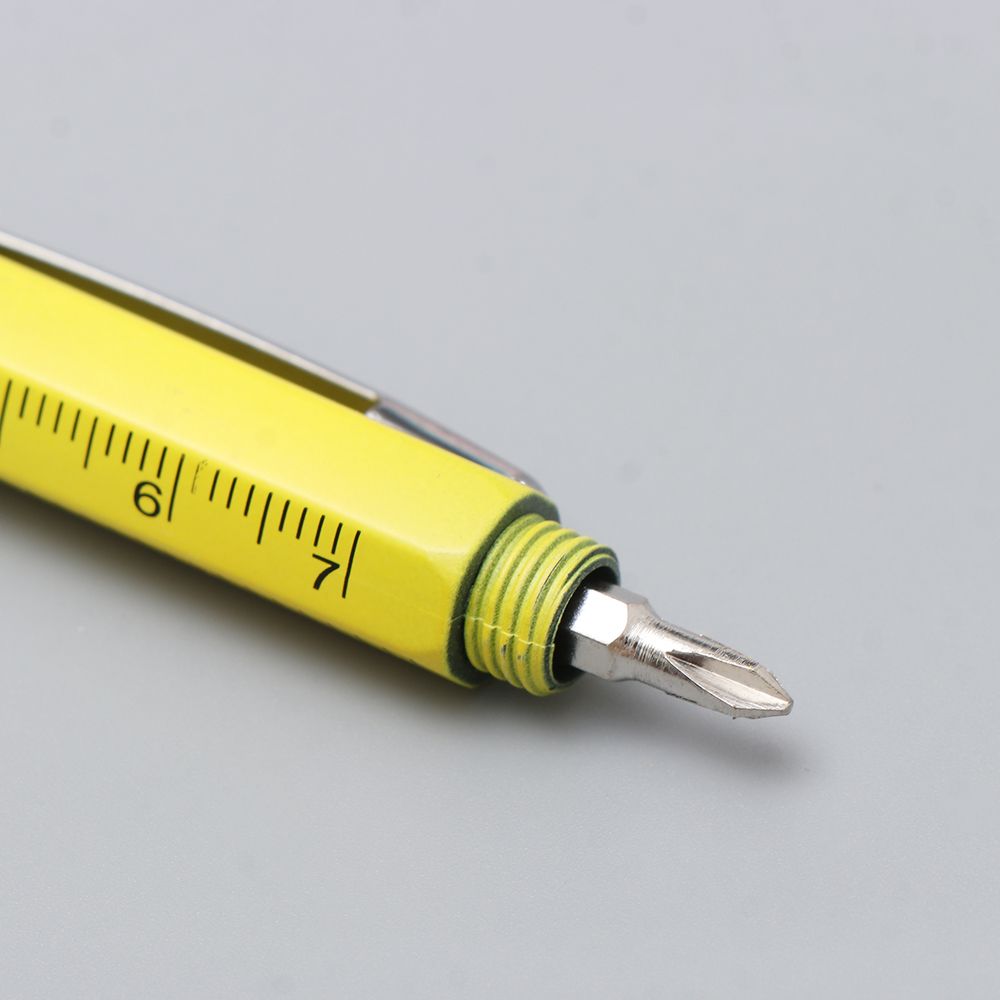 Plastic Screwdriver Spirit Level Ruler Gadgets Multi-functional Pen Ballpoint Pen Capacitive Pen