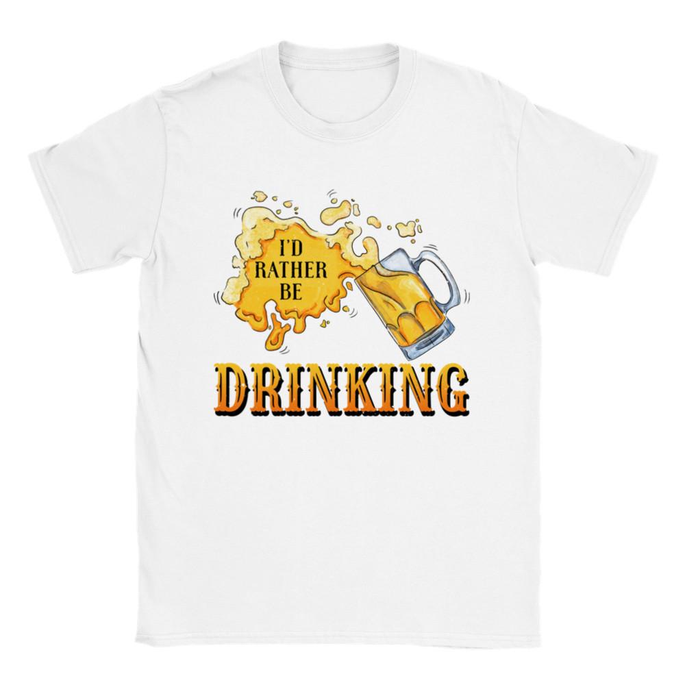I'd Rather Be Drinking - Unisex Crewneck T-shirt Unisex T-Shirt