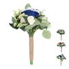 Wedding Bouquet Artificial Fake Flower Bouquet Romantic Bridal Hand Bouquet for Celebration Ceremony