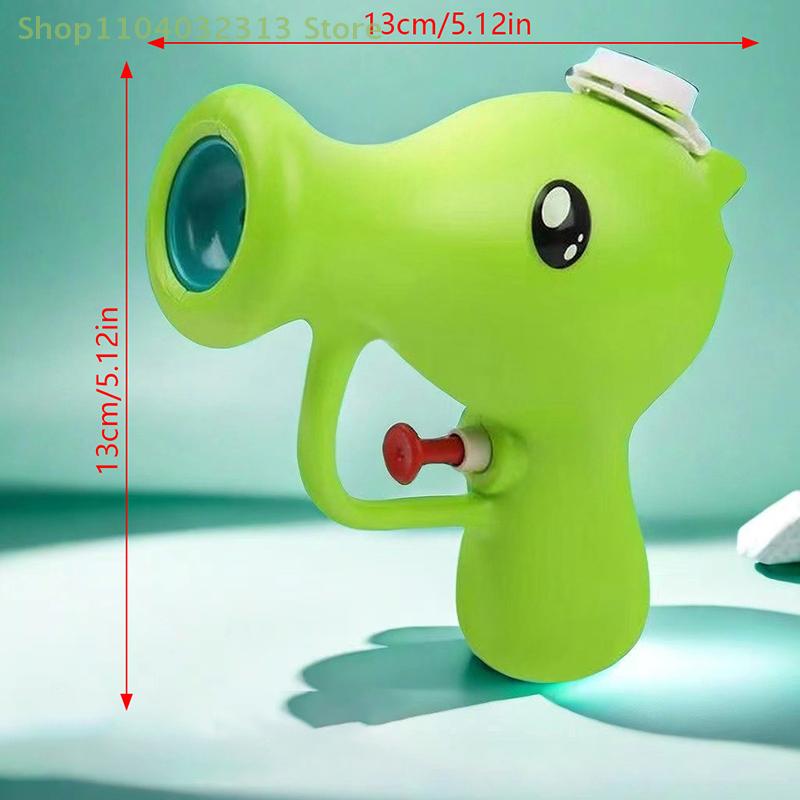 1PC Cartoon Peashooter Handheld Water Squirter Toy Summer Outdoor Beach Water Spray Toy for Swimming Pool Fun Summer Fight Games