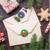 500pcs Merry Christmas Stickers 1 Inch Round Christmas Tags Stickers for Kids Gift Baking Package Envelope Stationery Decor