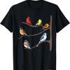 Birds On A Branch Birding Bird Watching Birder Watcher T Shirt