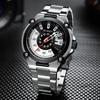 CURREN Design Watches Men's Watch Quartz Clock Male Fashion Stainless Steel Wristwatch with Auto Date Causal Business New Watch M8345
