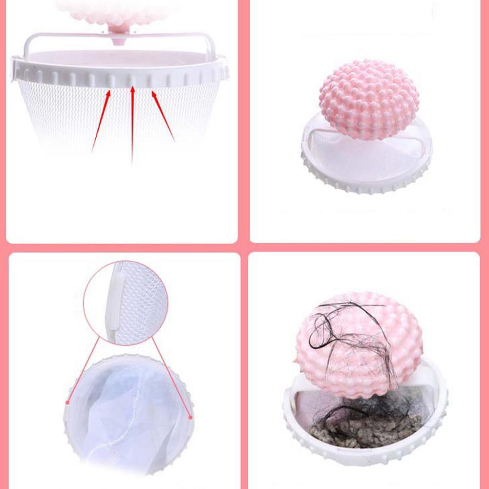 Reusable Hair Lint Catcher Removal Nets Bag Washing Machine Filter Collector Washing Protector Cleaning Laundry Ball Accessories
