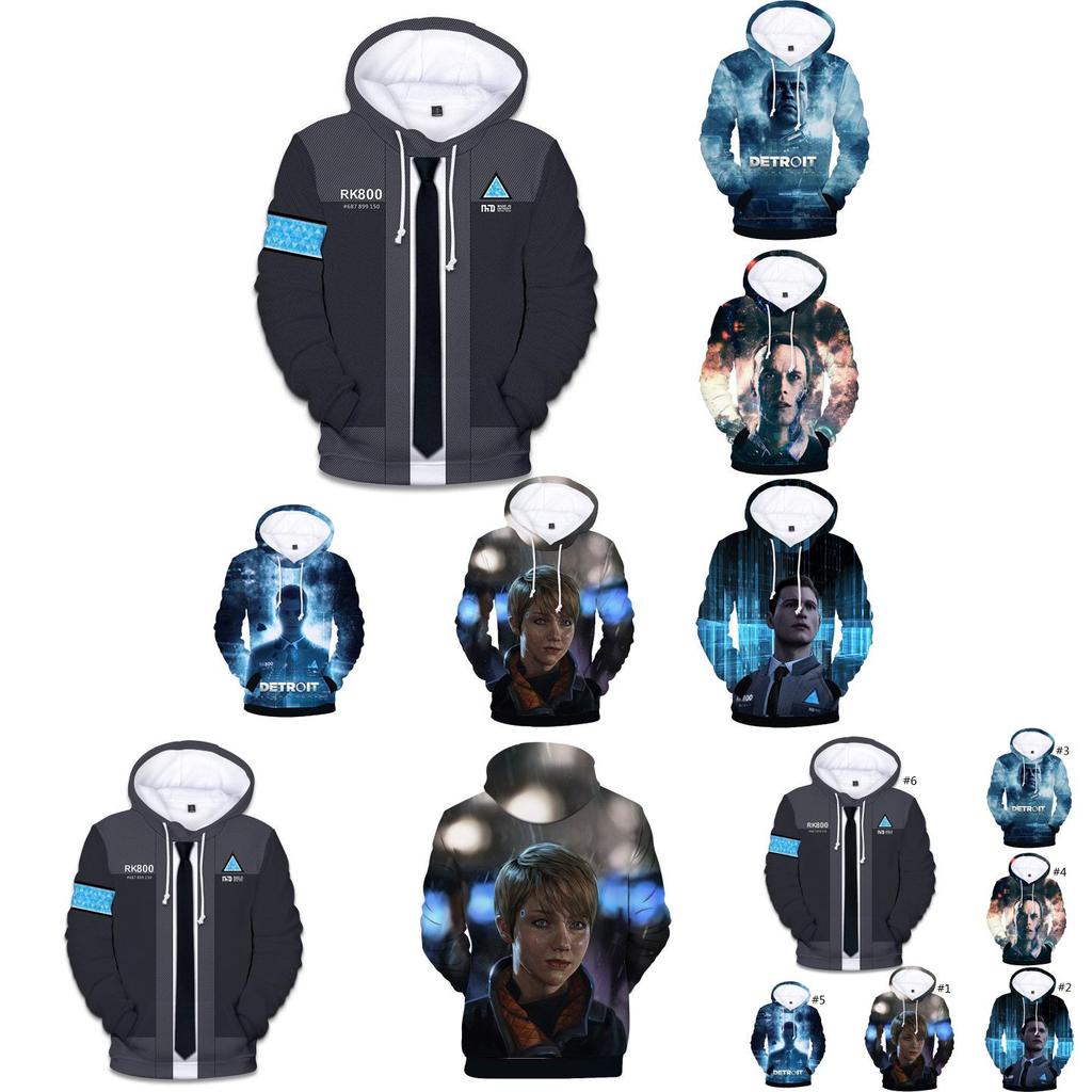 Ultimate Comfort Detroit Become Human Connor Rk800 Hoodie For Everyday Wear