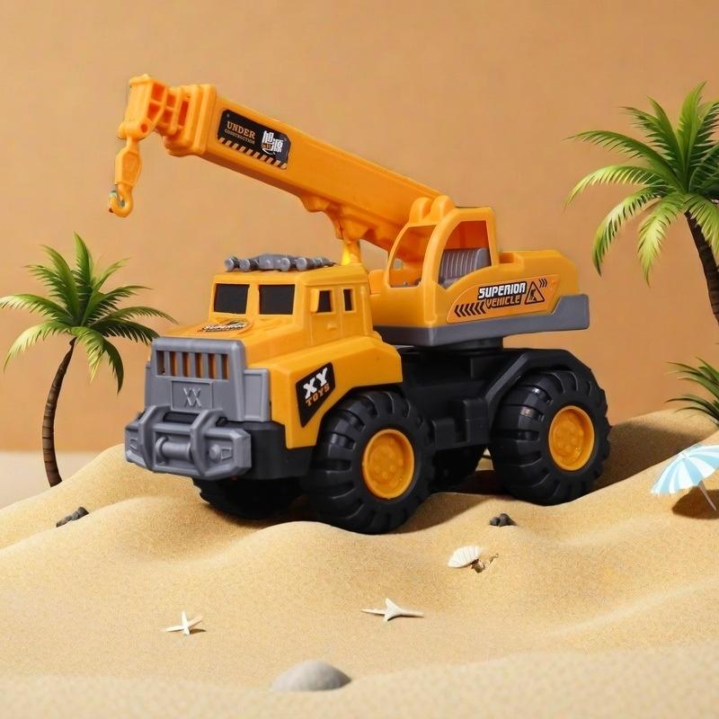 1Pcs Simulation Vehicle Big Toy City Car Concrete Mixer Truck Fire Role Play Boy Gift Construction Vehicle Sliding Bulldozer Toy