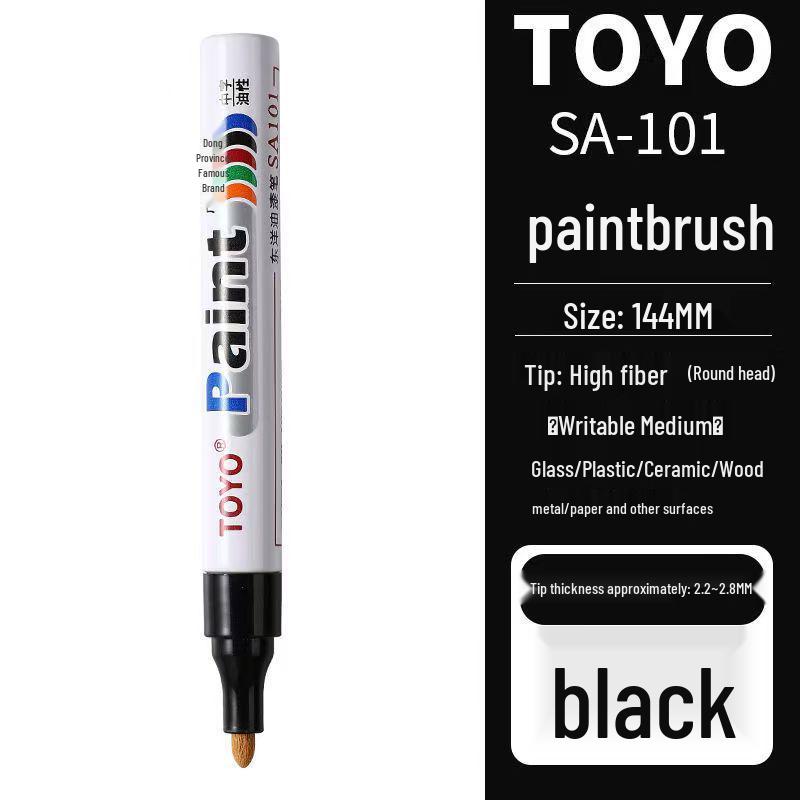Toyo Paint Pen SA101: 10-pack Black & White Touch-up Markers with Free Shipping.