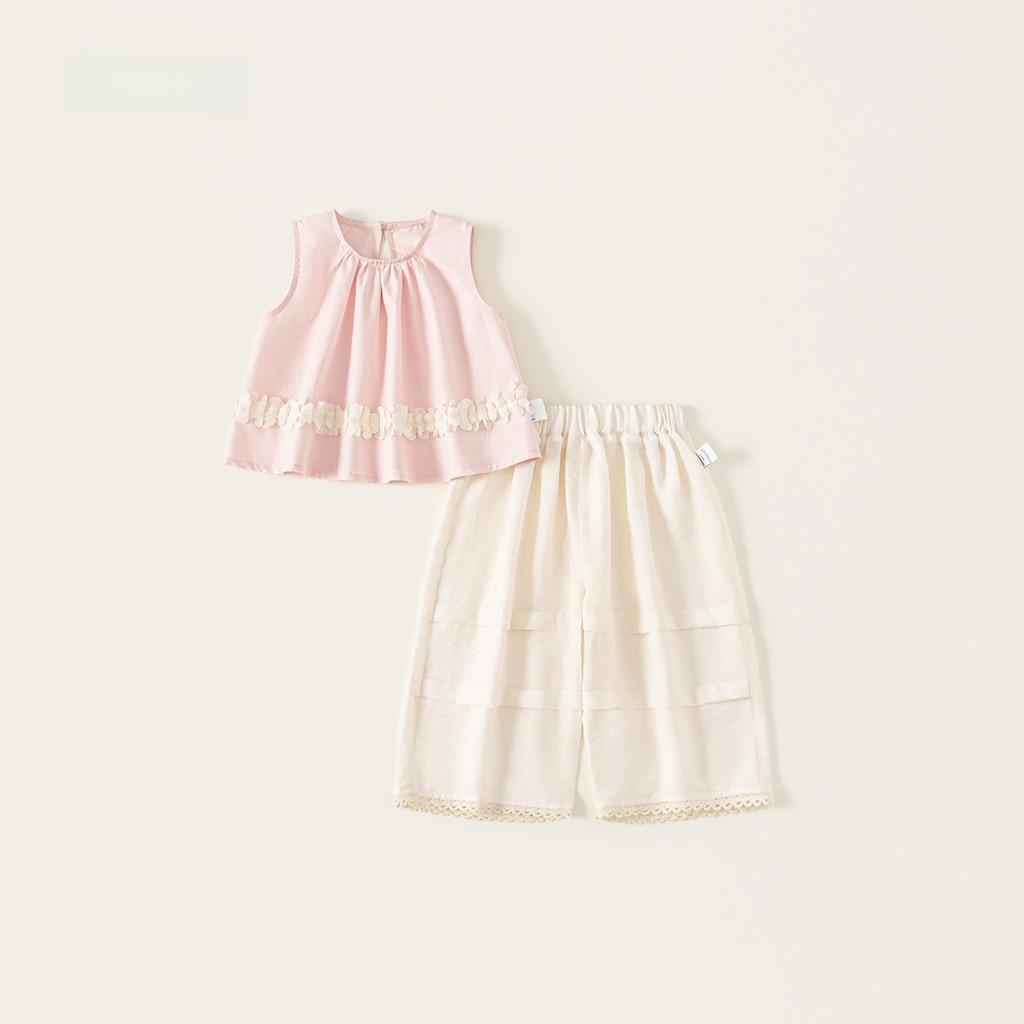 Girl Toddler Summer Sleeveless Cotton Fruits Pajama Set For Kids