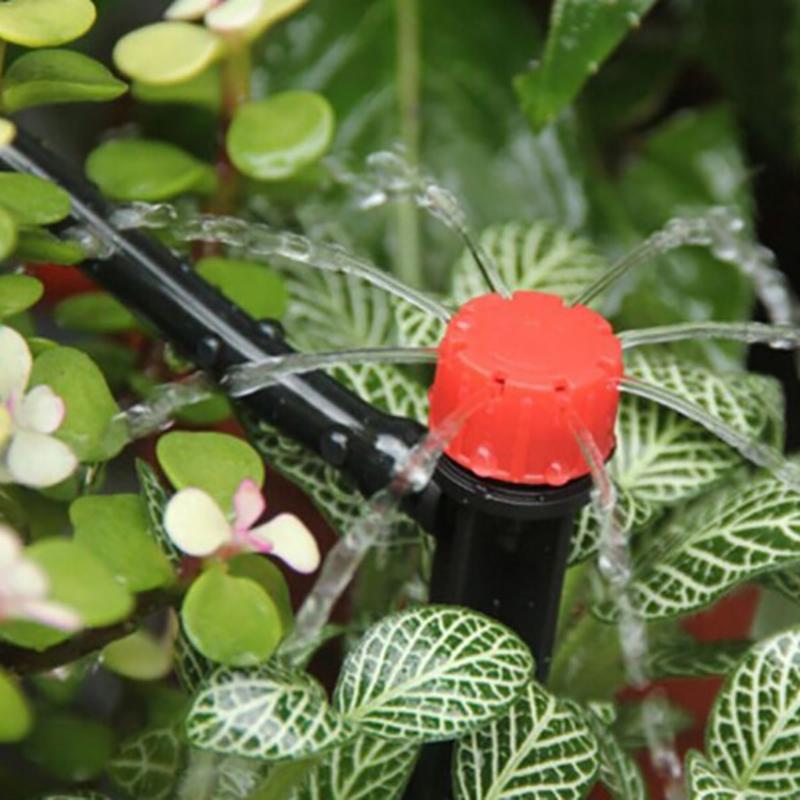 Micro Bubbler Dripper Agriculture Drip Irrigation 360 Degree Adjustable Stake Water Dripper garden watering 10 Pcs