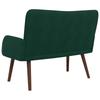 2 Seater Sofa Dark Green 115 x 61 x 87 cm Velvet (V)