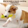 Latex Dog Chew Toy Caterpillar Shape Dog Grinding Teeth Stick Pet Squeaky Toy  Outdoor