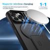 For iPhone 13 Pro Max Clear Phone Case with Lens Kickstand Cover Compatible with MagSafe